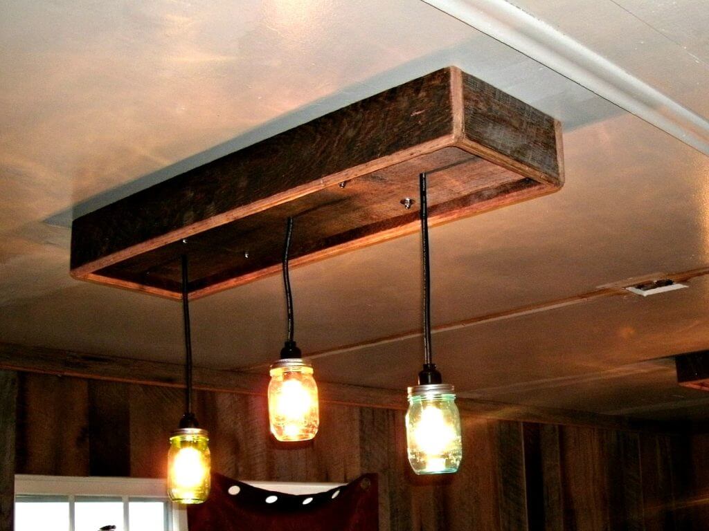 20 Incredible DIY Handmade Reclaimed Wood Lighting Designs