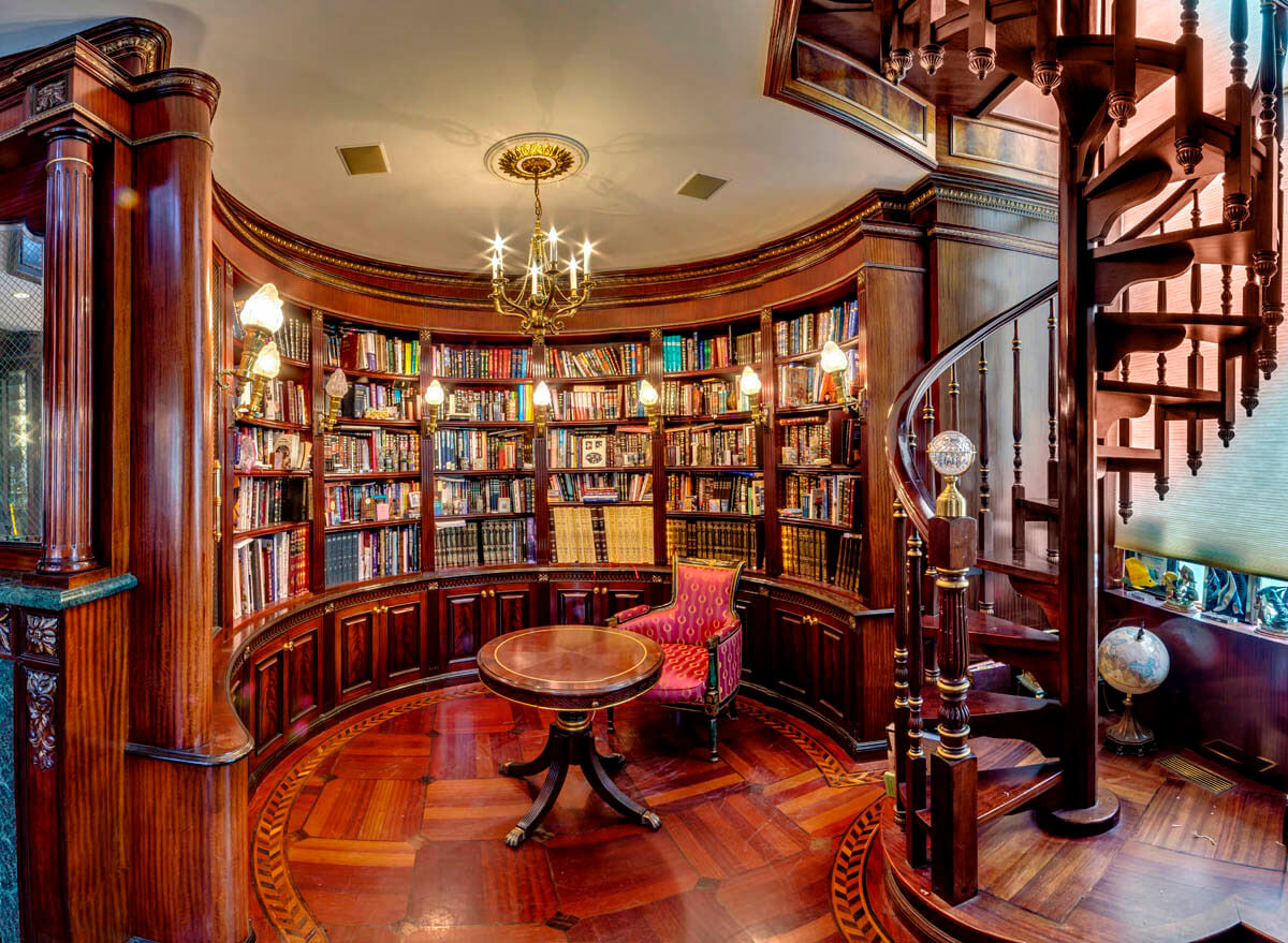 27 Lavish Design Ideas For Home Library Around The World