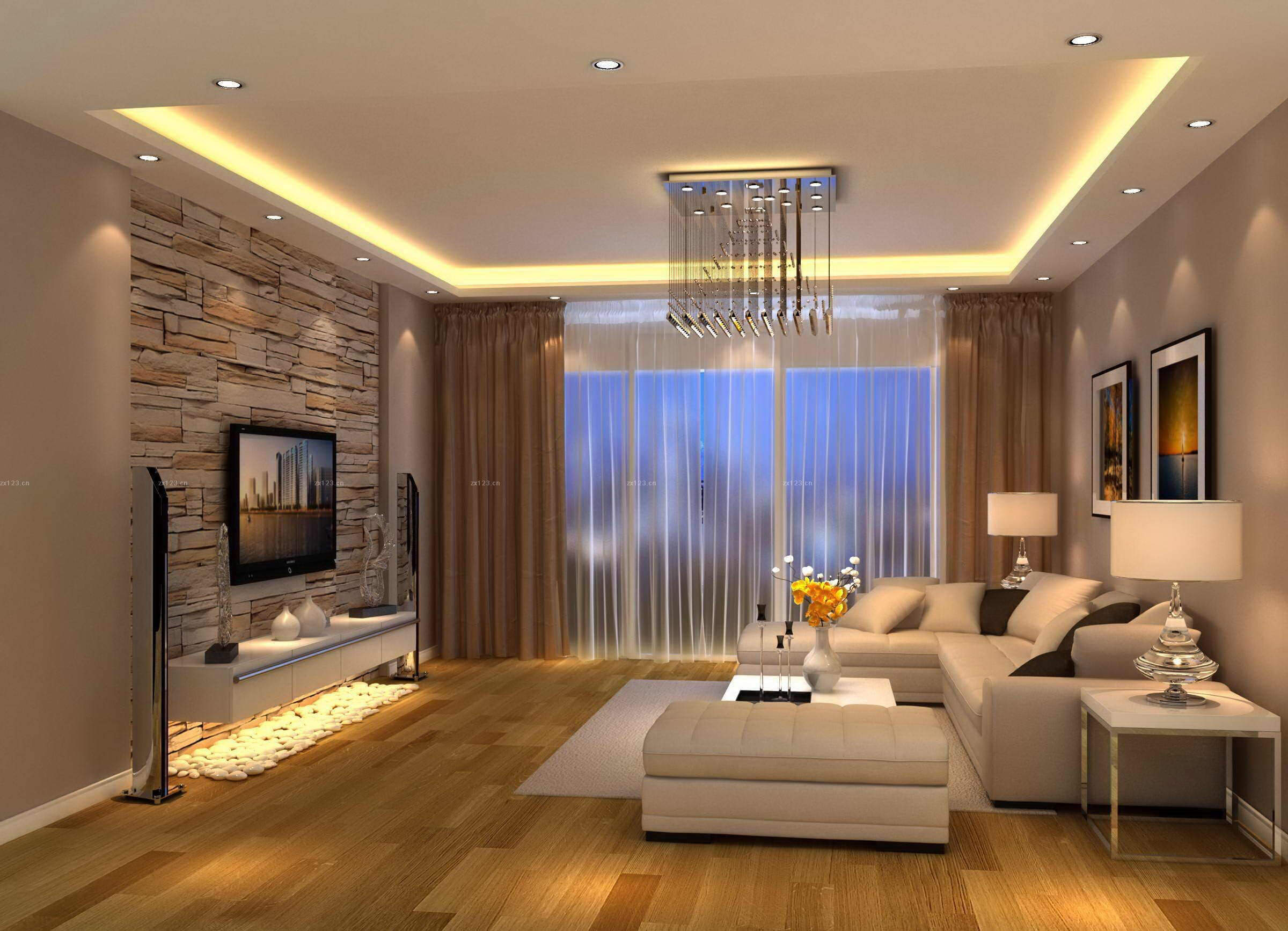 Living Room Lighting Design