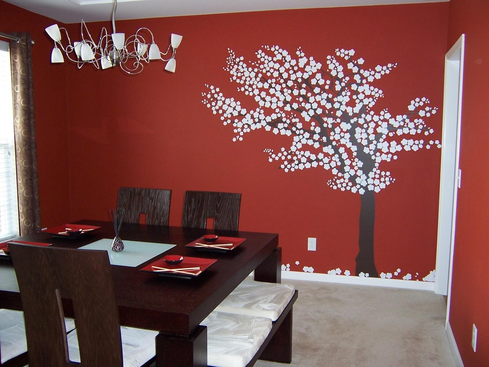 Wall Pictures For Dining Room Trees
