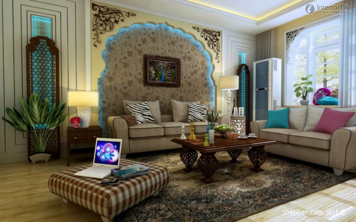 Asian Living Room Designs 24