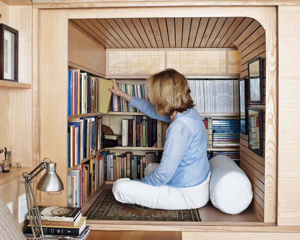 Simple Small Home Libraries for Living room