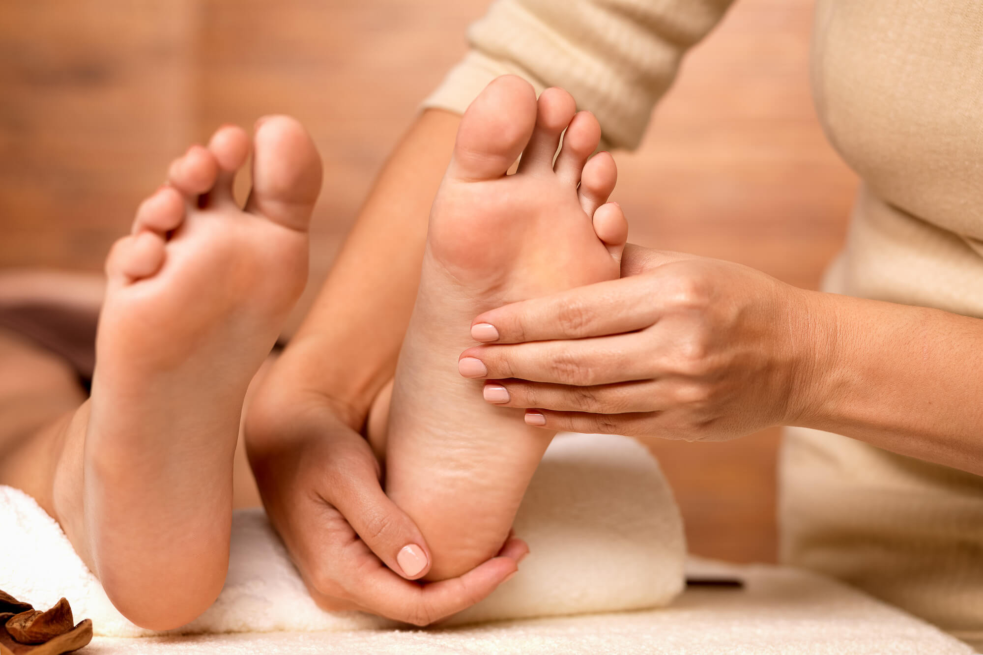 Foot massage orgasms