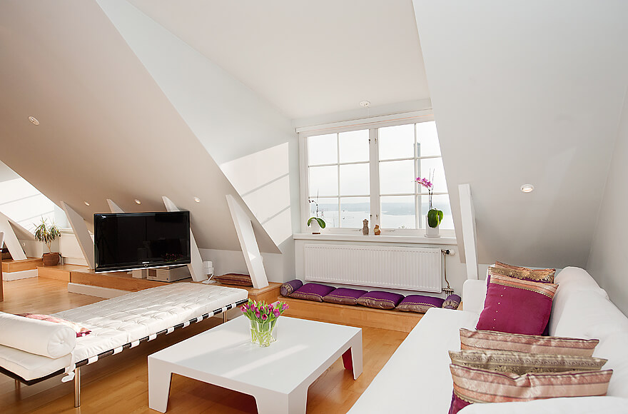 Attic Living Room Designs