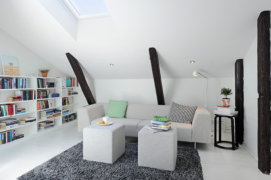 Attic Living Room Designs