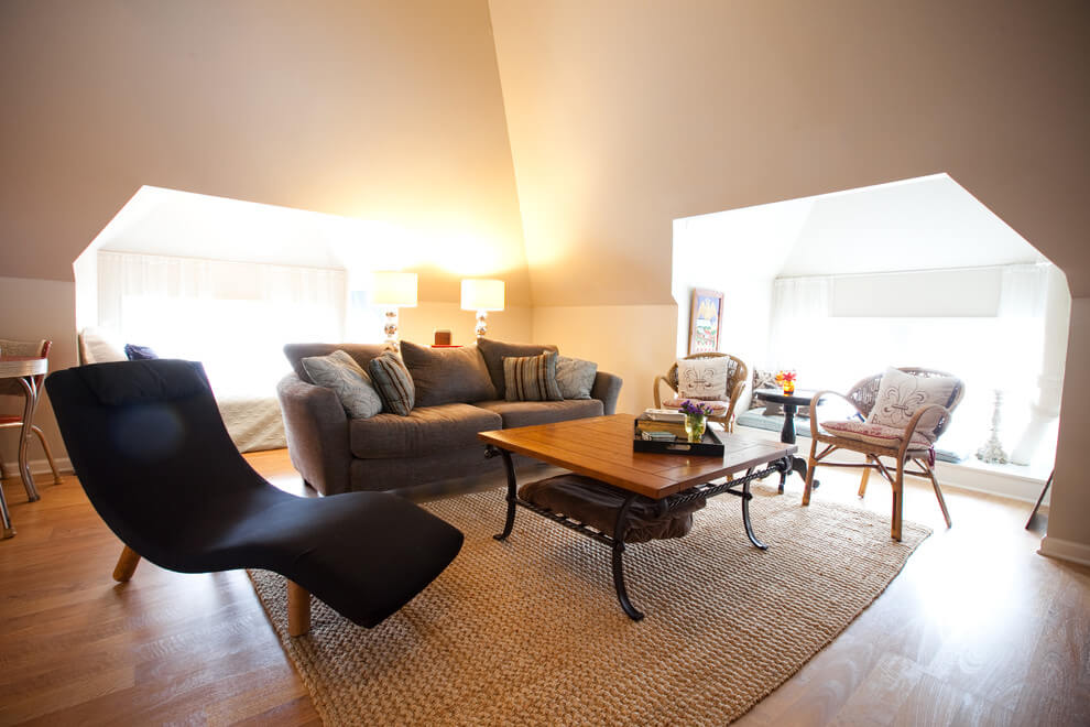 Attic Living Room Designs