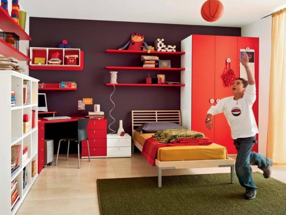 Basketball Themed Kids Room That Makes, Basketball Themed Bedroom Decor
