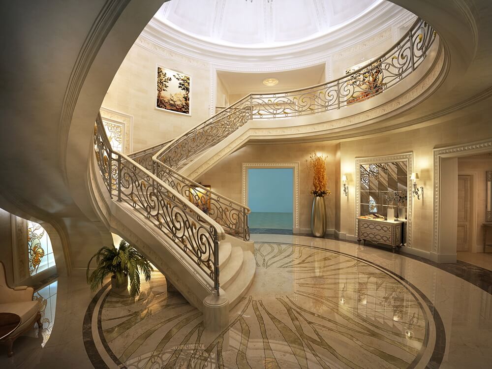 Mediterranean Staircase Designs