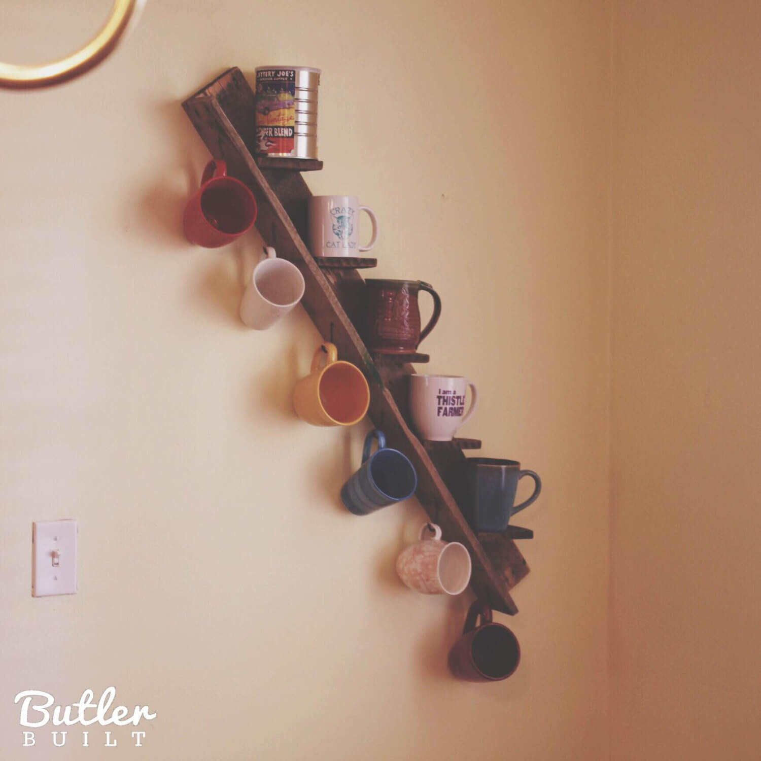 Handmade Mug Rack Designs