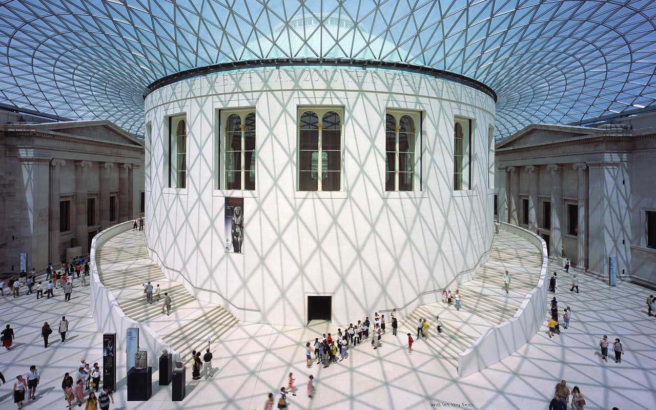 Great Court at the British Museum London - London, UK