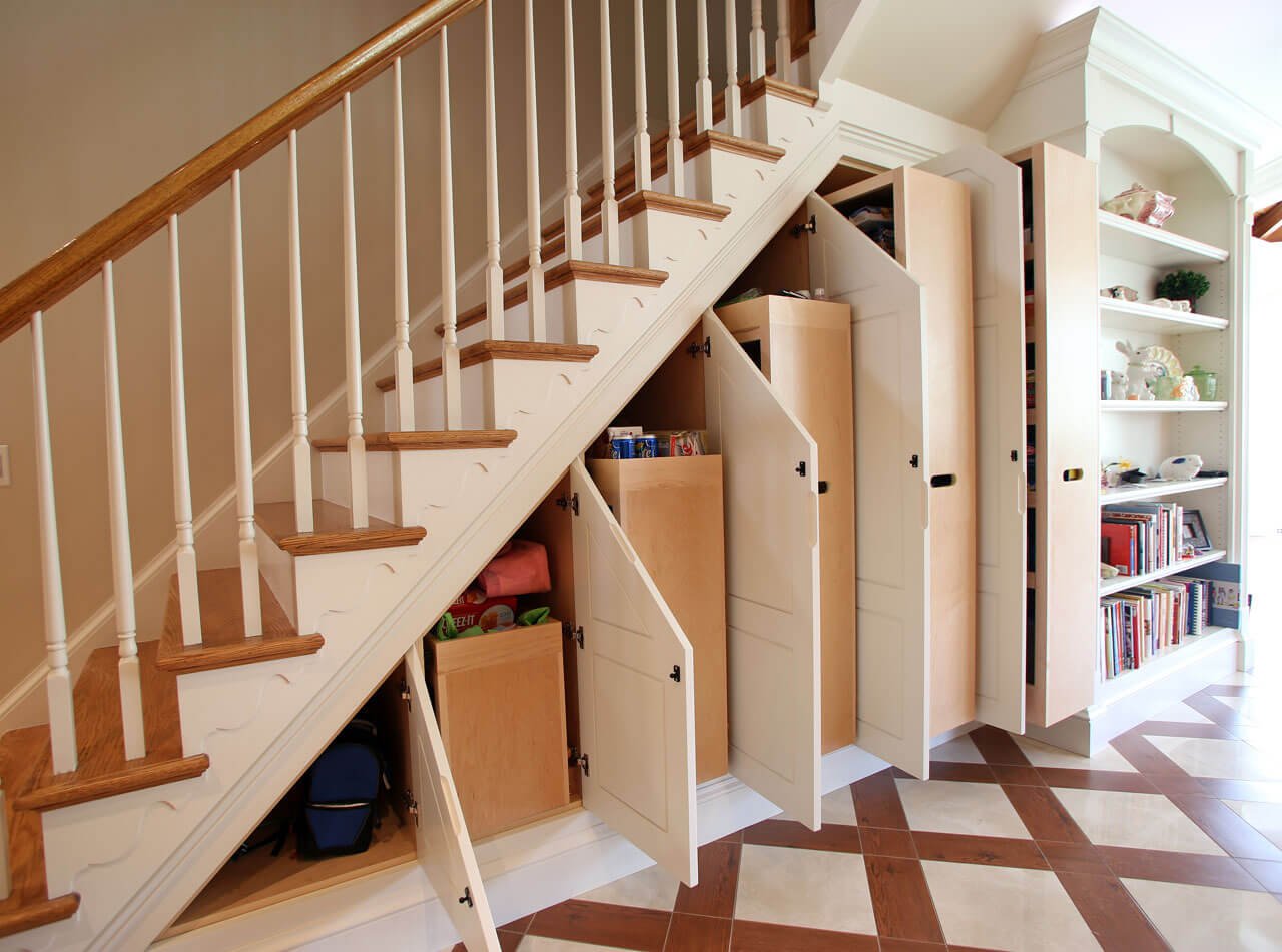 stairs cupboard ideas