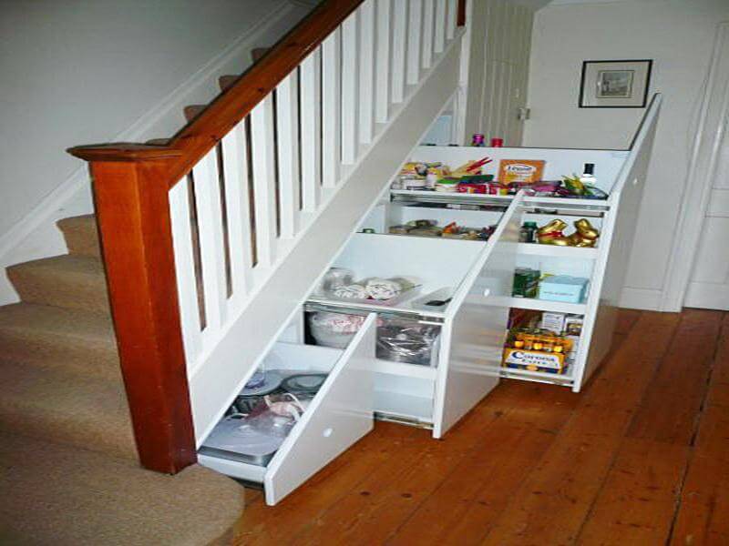 stairs cupboard ideas