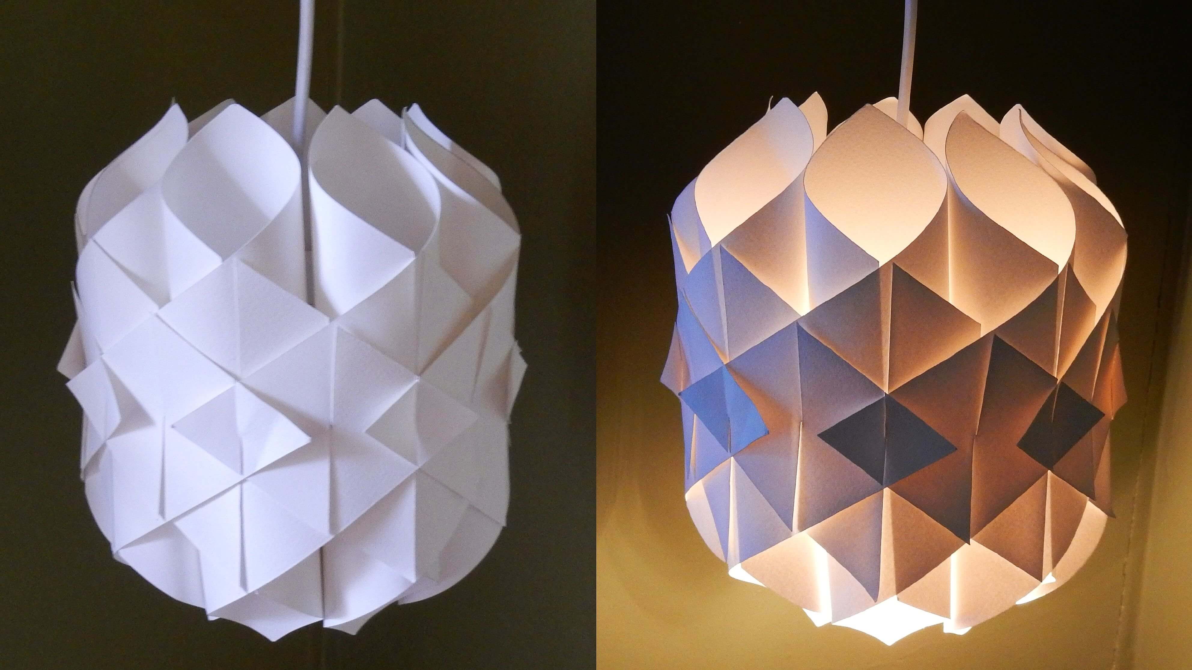 Creative Paper Lamps Make it own Designed For Your House