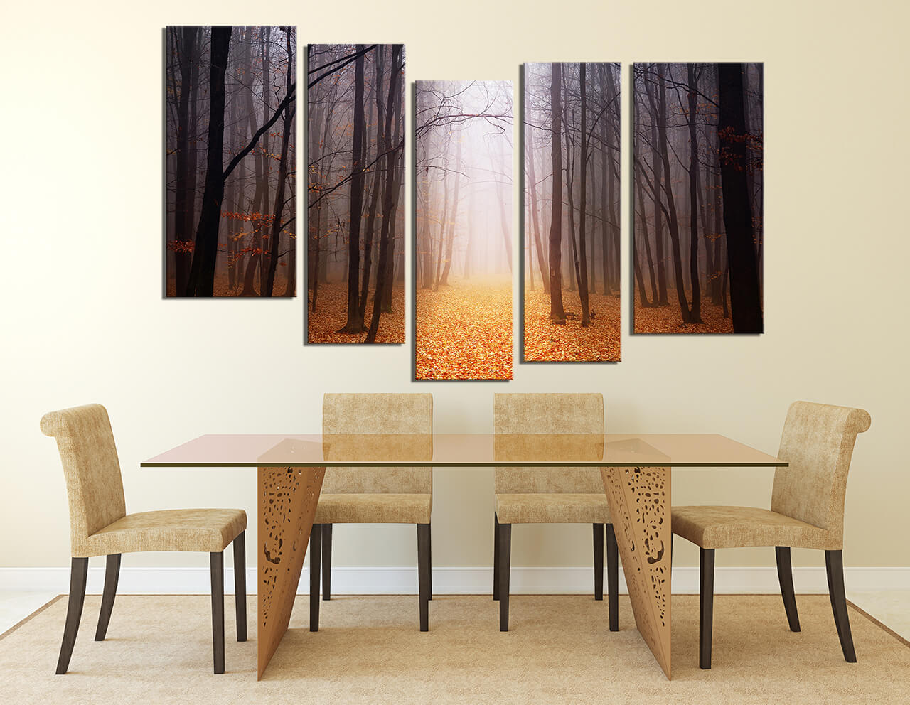 17 Beautiful Tree Wall Art Ideas To Decor Dining Room Interior