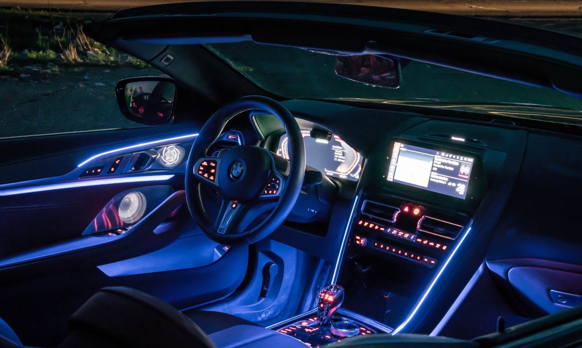 BMW Interior With Ambient Lighting Idea