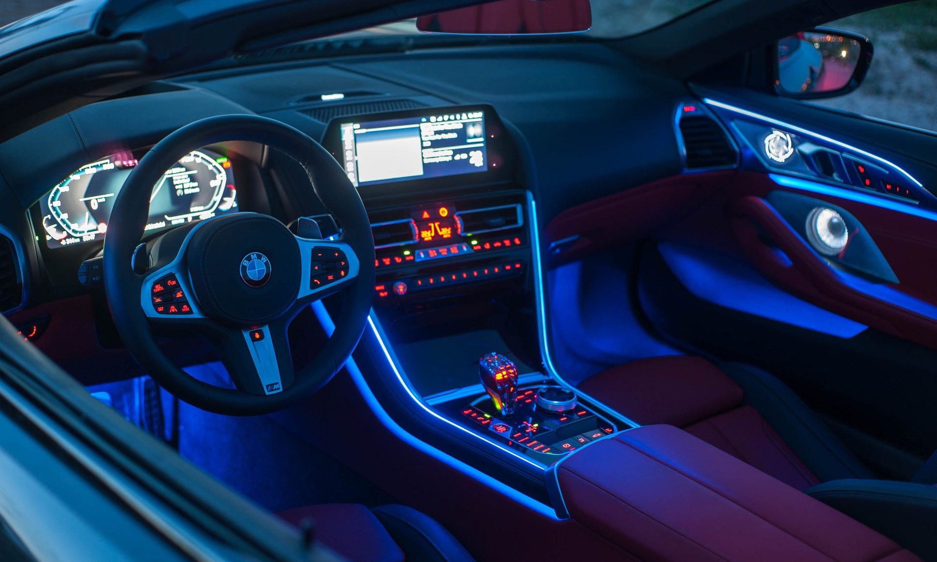 BMW Interior With Ambient Lighting design idea