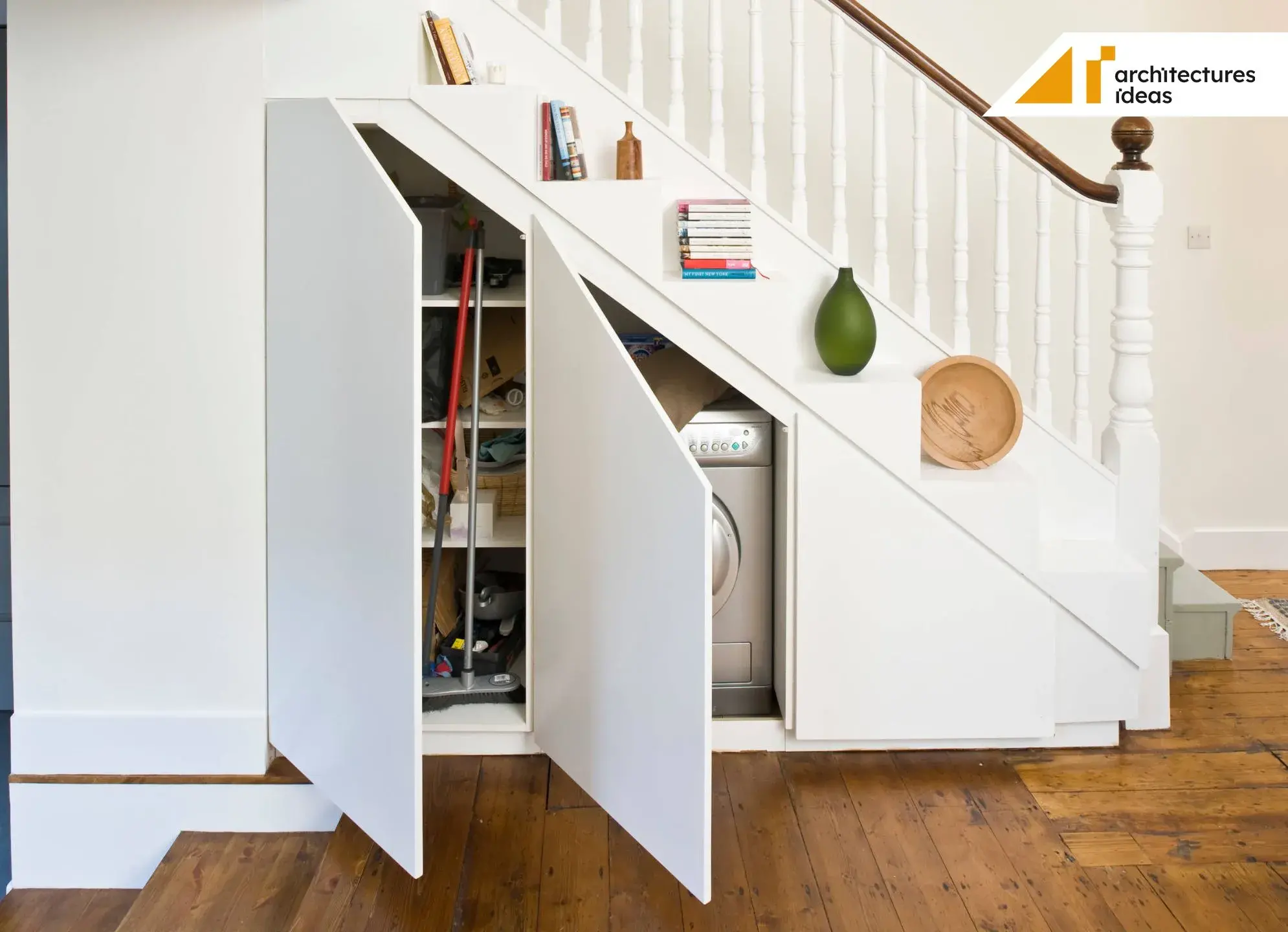 Under Stairs Cupboard Ideas for Making Small Spaces of Your House Look