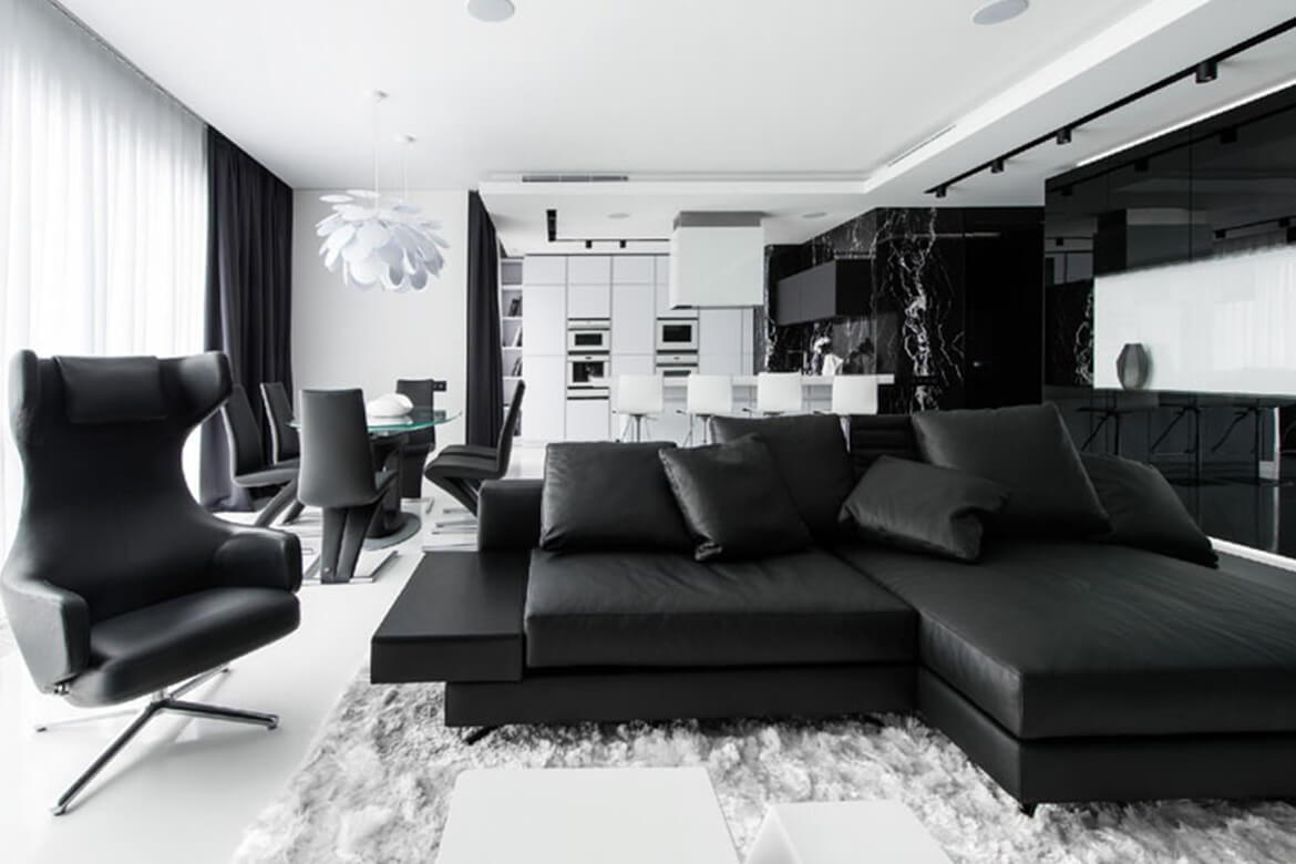 Most Stunning The Black and White Interior Design for You