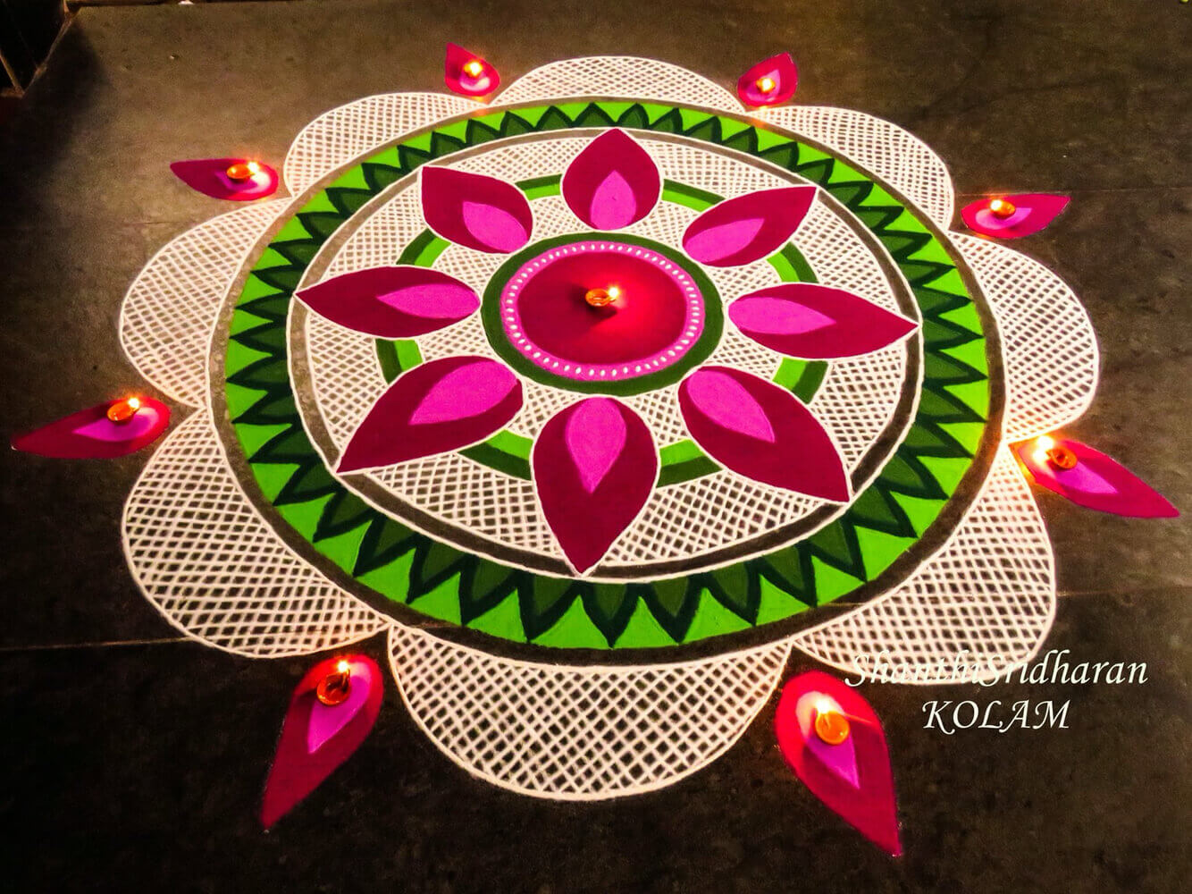 23 Best & Easy Rangoli Designs for Diwali【 2017