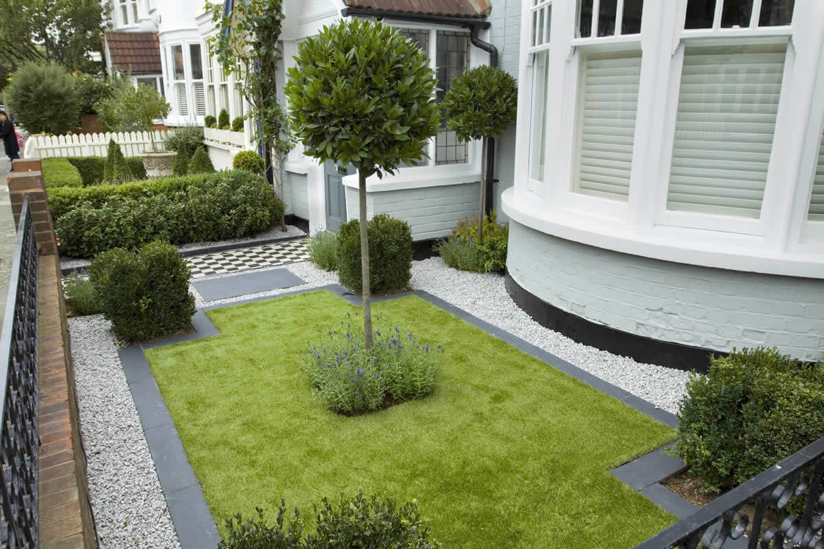 modern front garden design