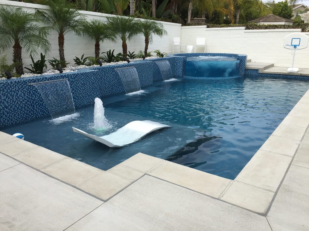 contemporary swimming pool