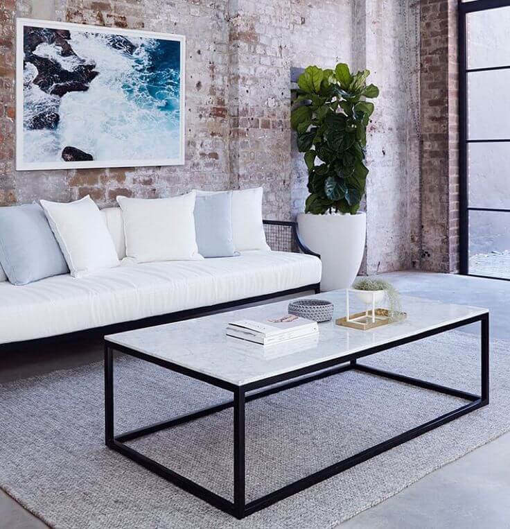 marble table