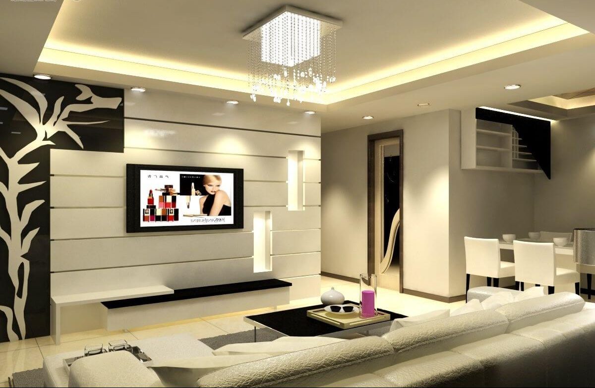 Home Design Hall : Modern Interior Design Of Hall Living Room With