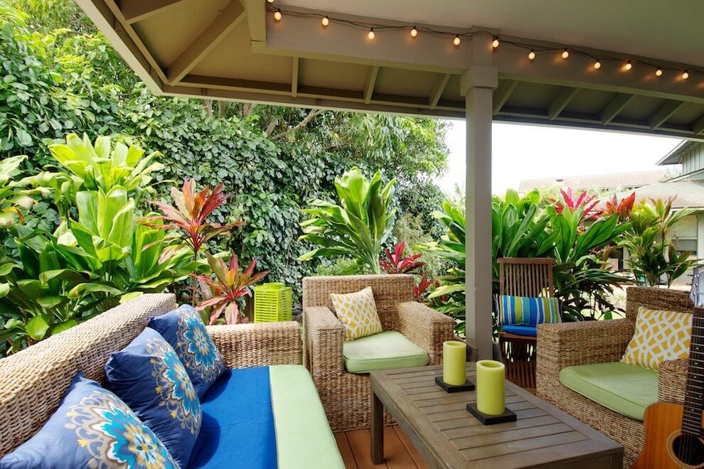tropical deck ideas