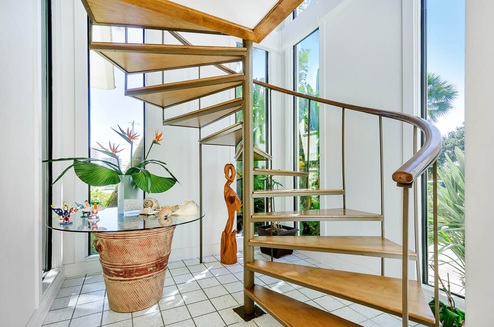 tropical staircase design