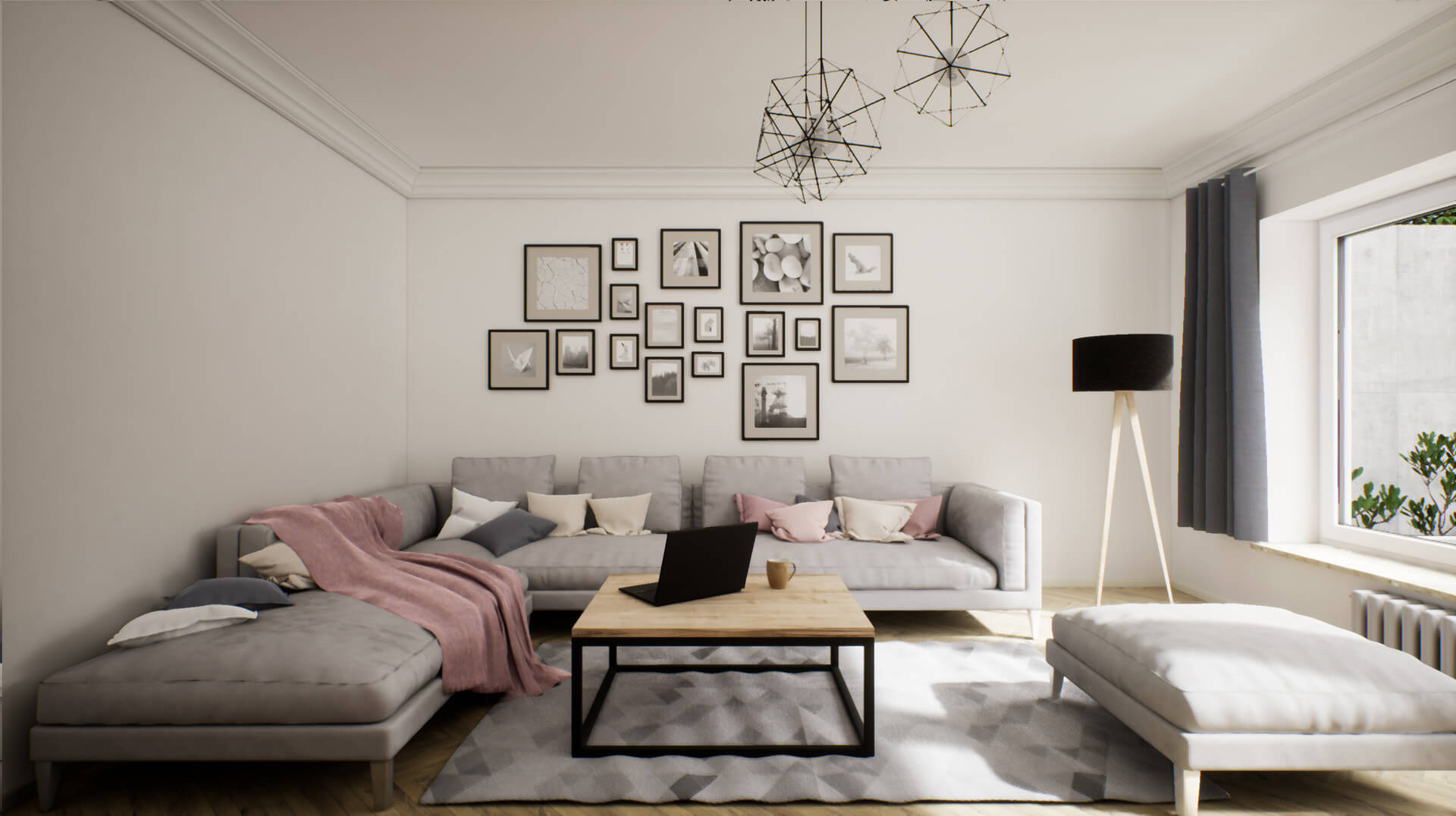 scandinavian living room