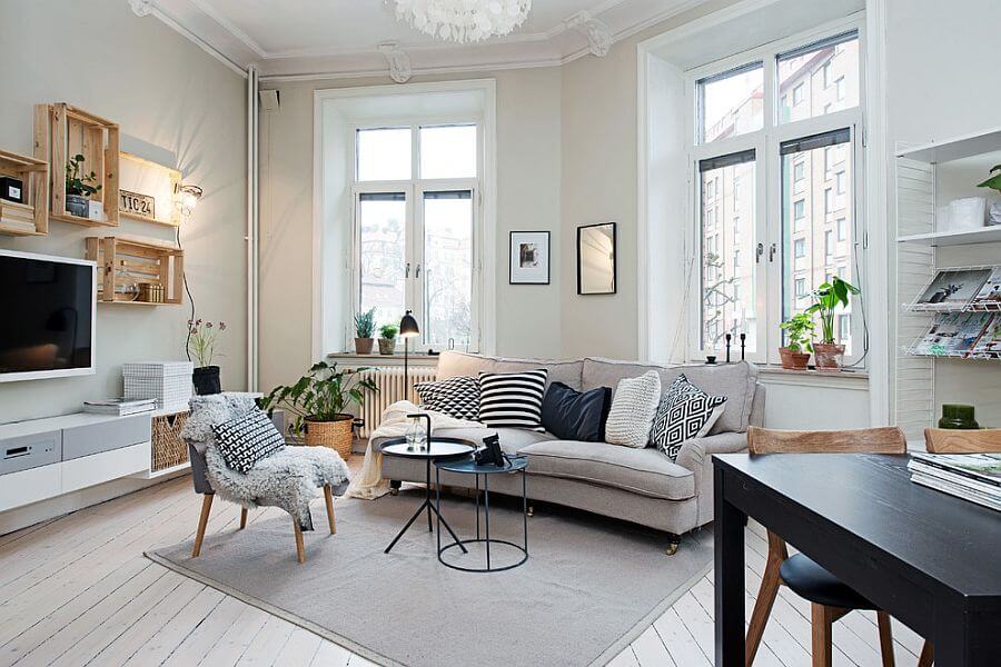scandinavian living room