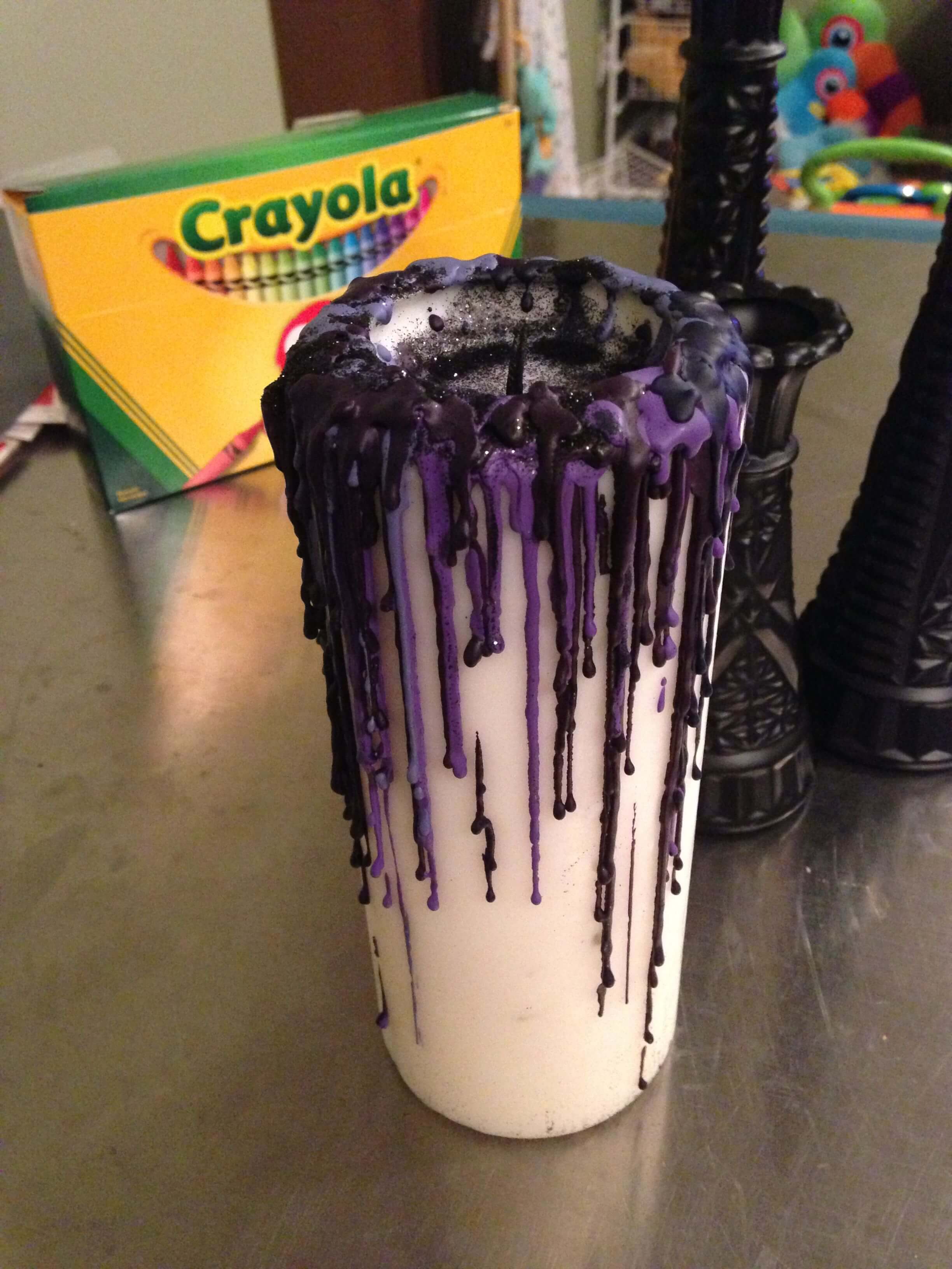 DIY Halloween Candles That Add A Classic Spooky Touch   Halloween Candles 2 