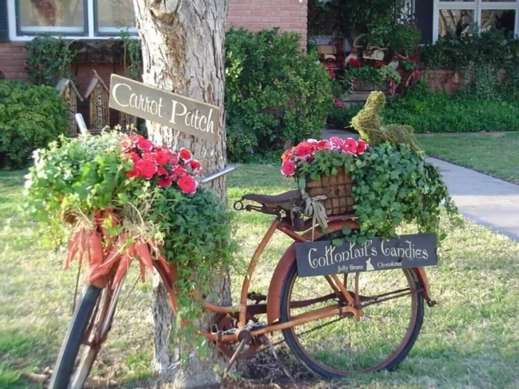 low maintenance landscaping ideas: A Whimsy Upcycling