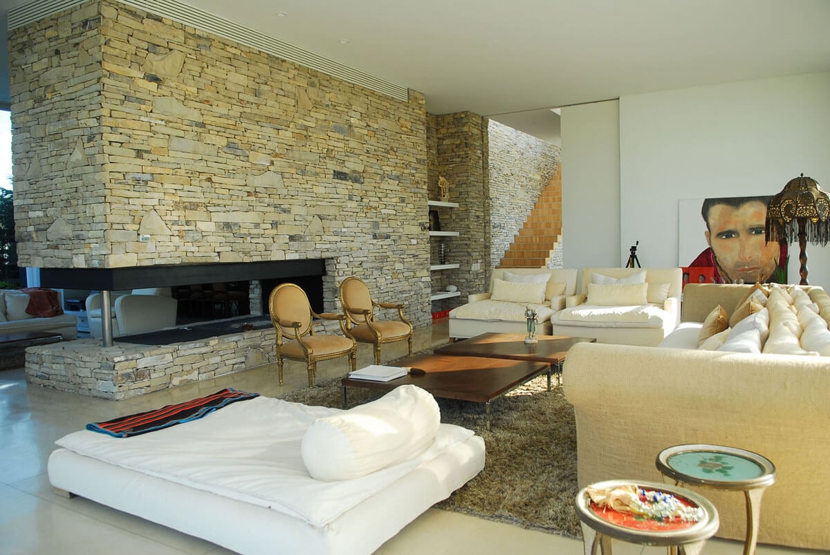 stone wall interior design