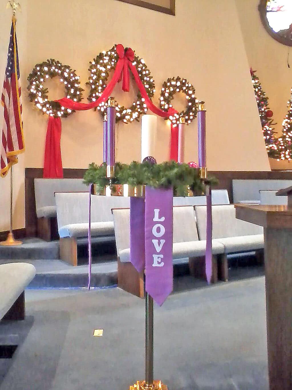 christmas church decorations