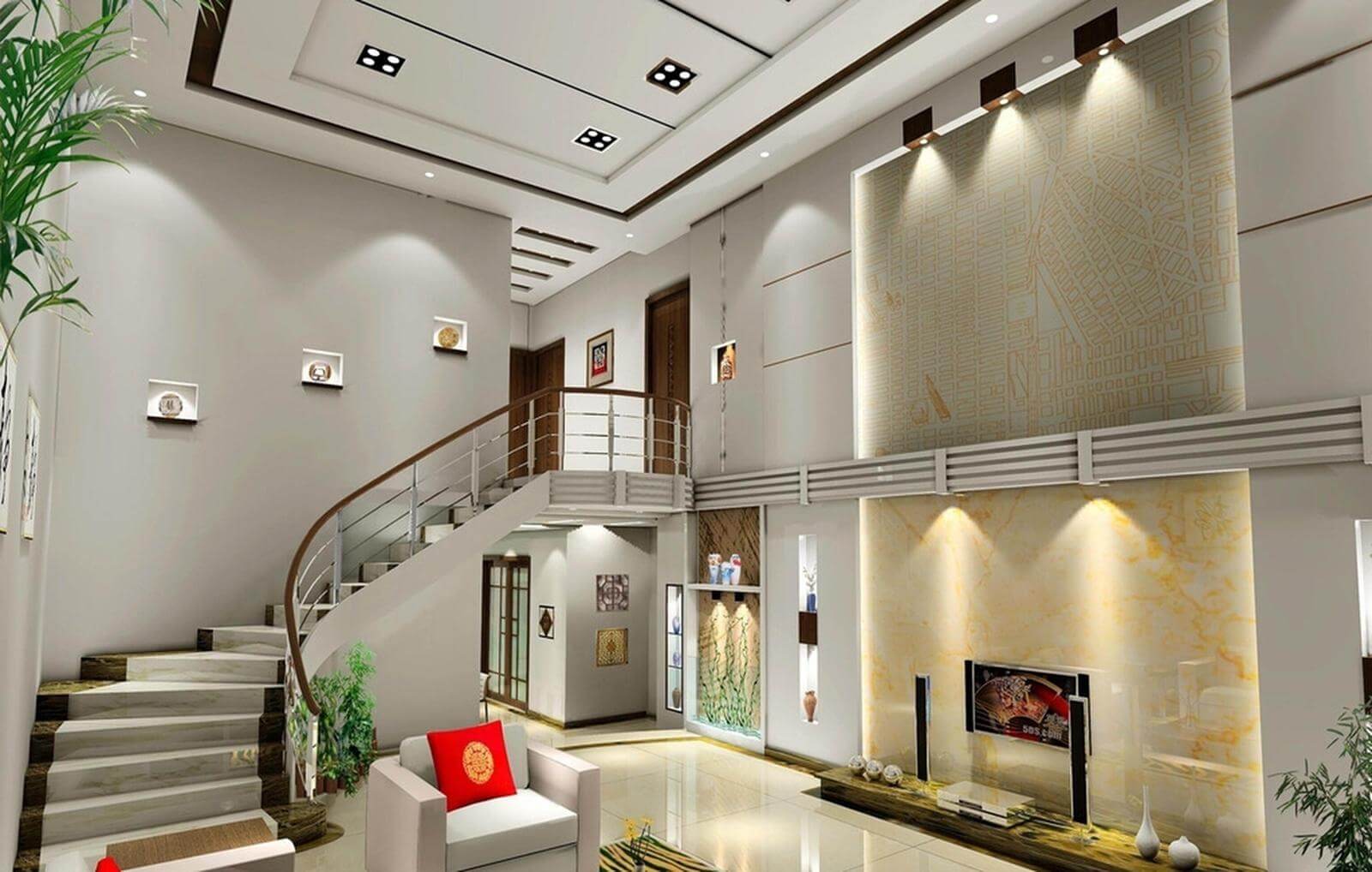 Attractive Duplex House Interior Design