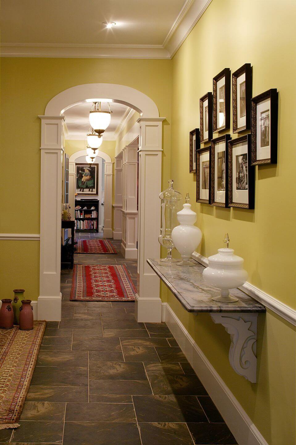 eclectic hallway ideas
