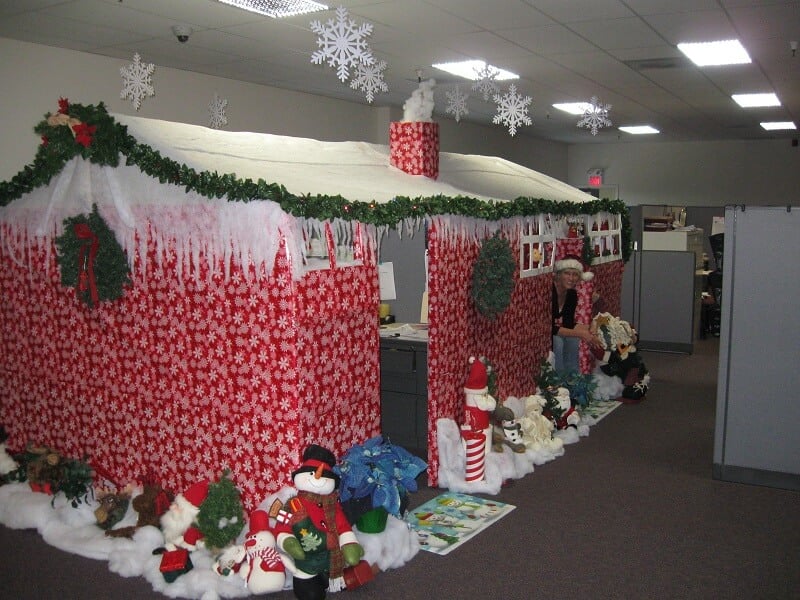 office christmas decorations