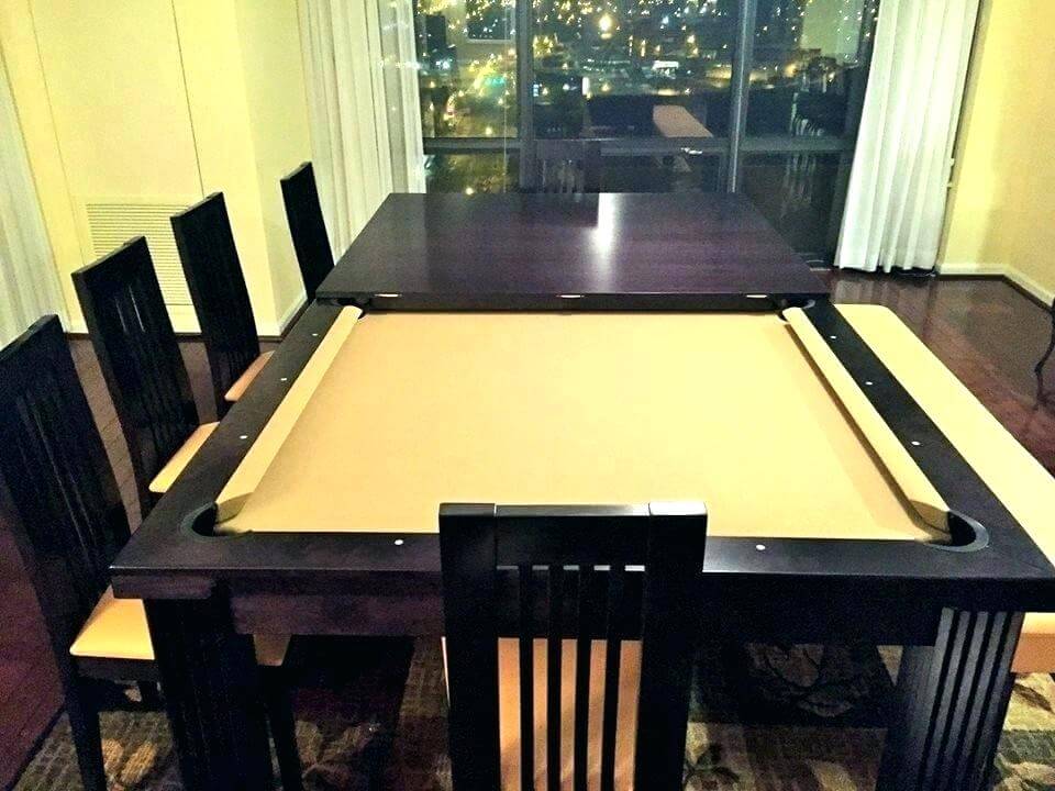 pool table into dinning table