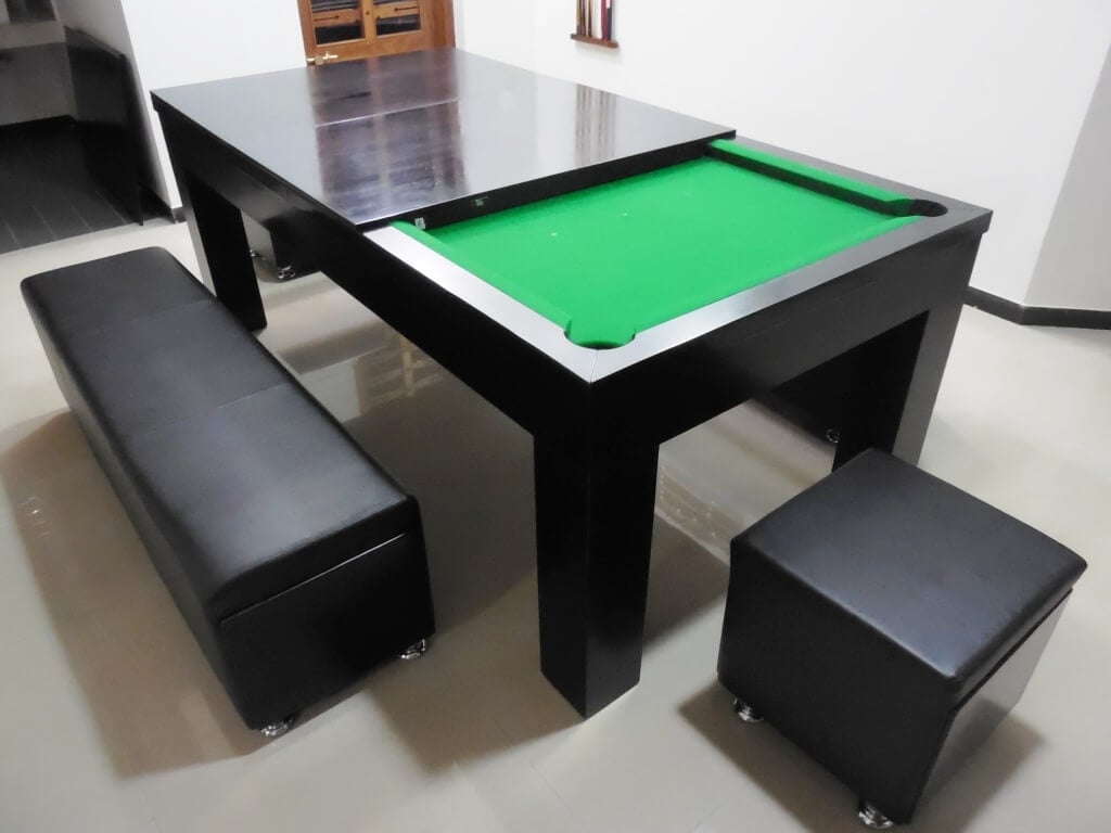pool table into dinning table