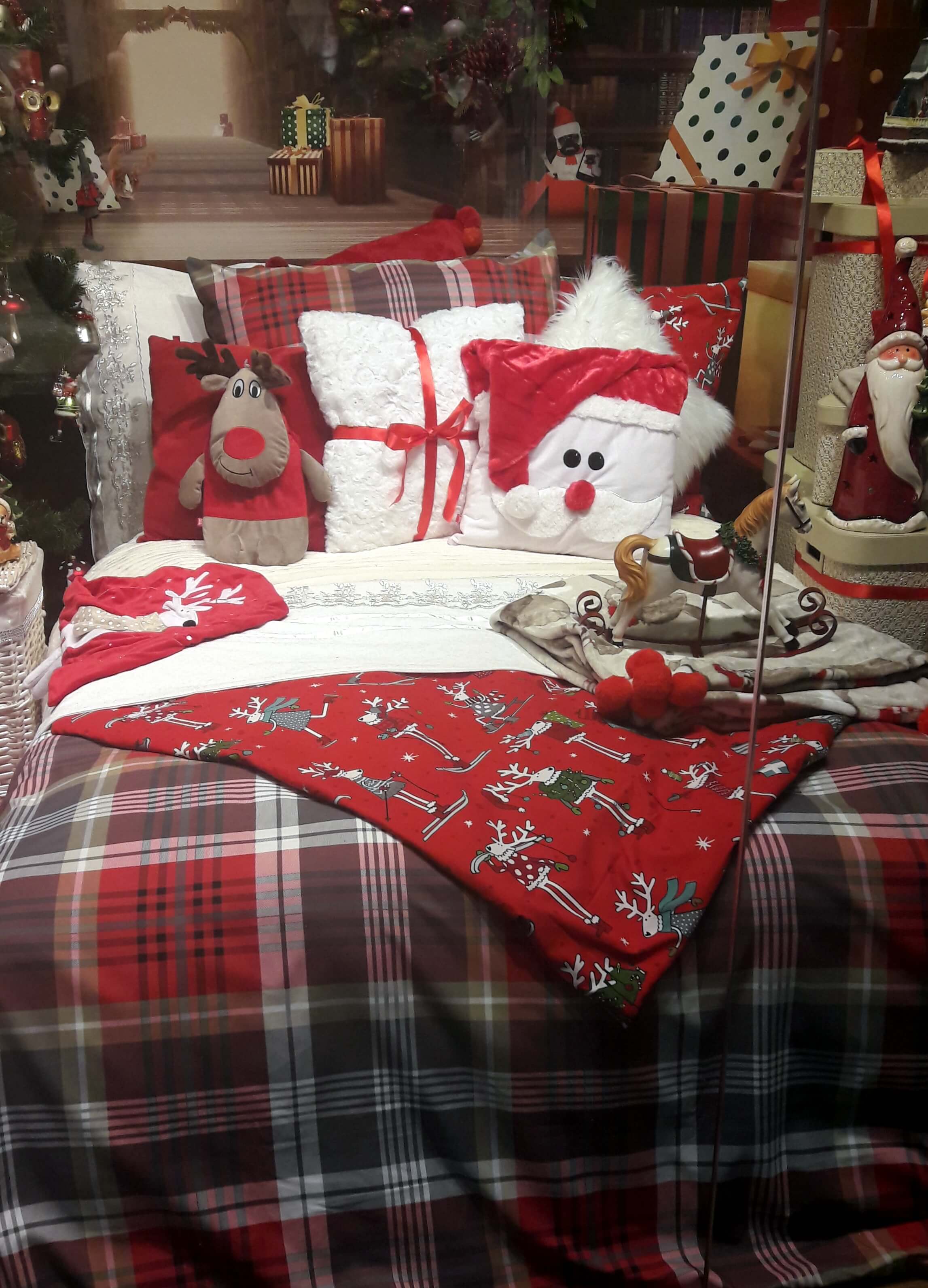 Hanging Christmas Stockings In A Bedroom
