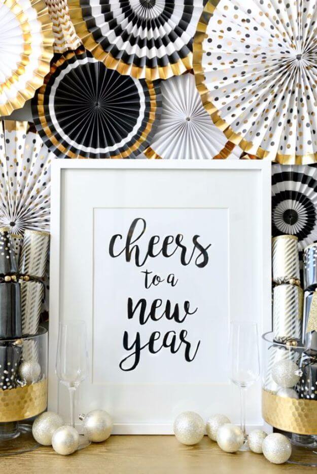 DIY New Year’s Eve decorations
