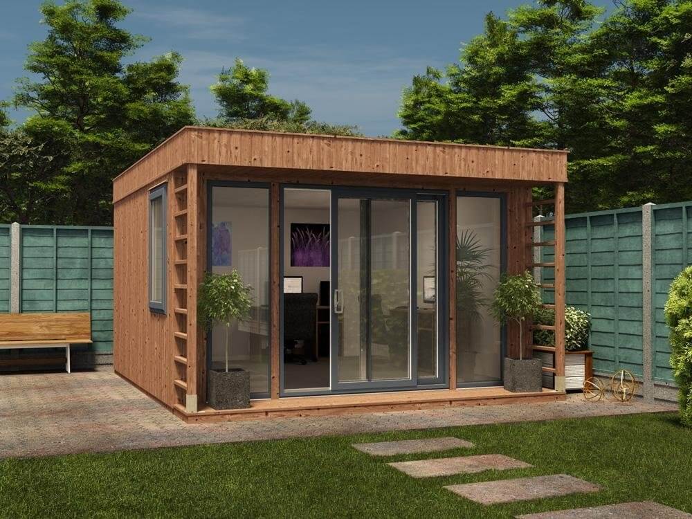 Insulated garden buildings