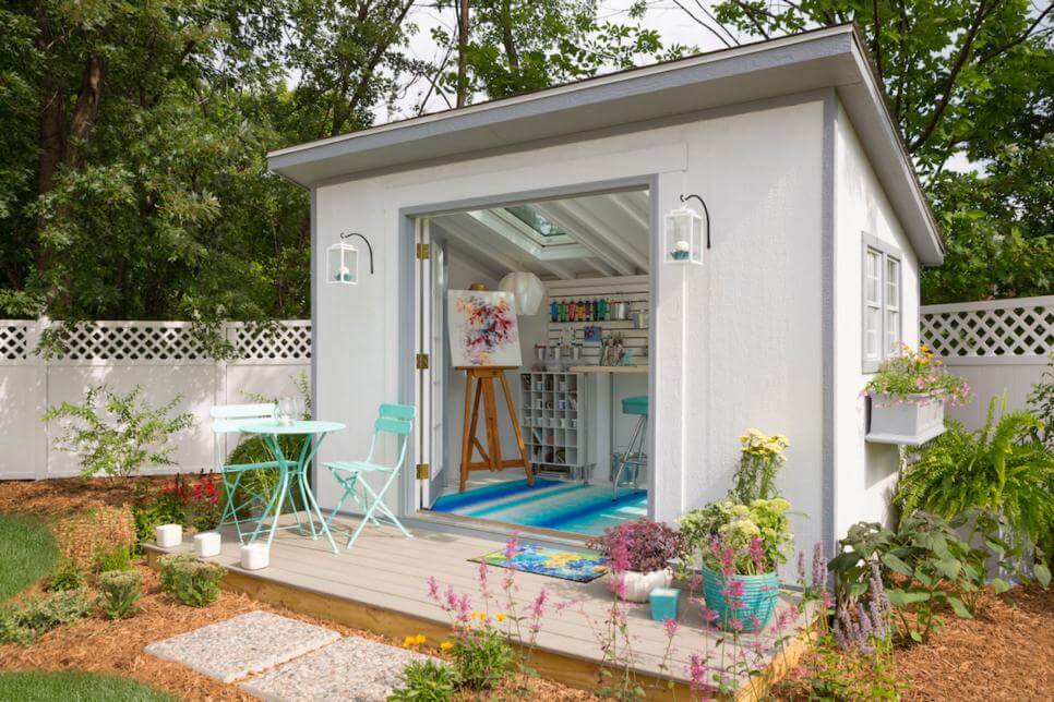 Insulated garden buildings