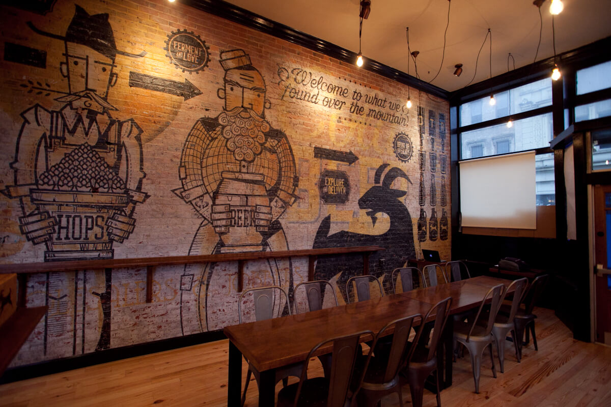 Expressive Cafe Wall Decorations : Maintaining Decorum Of The Atmosphere