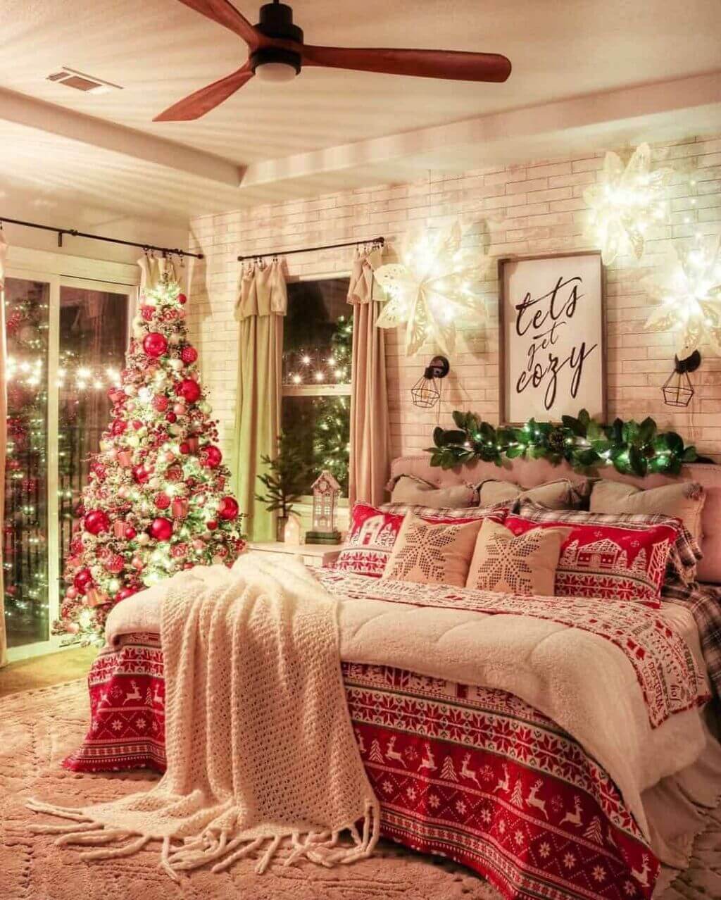 Master Bedroom Christmas Decor Ideas Lodge State