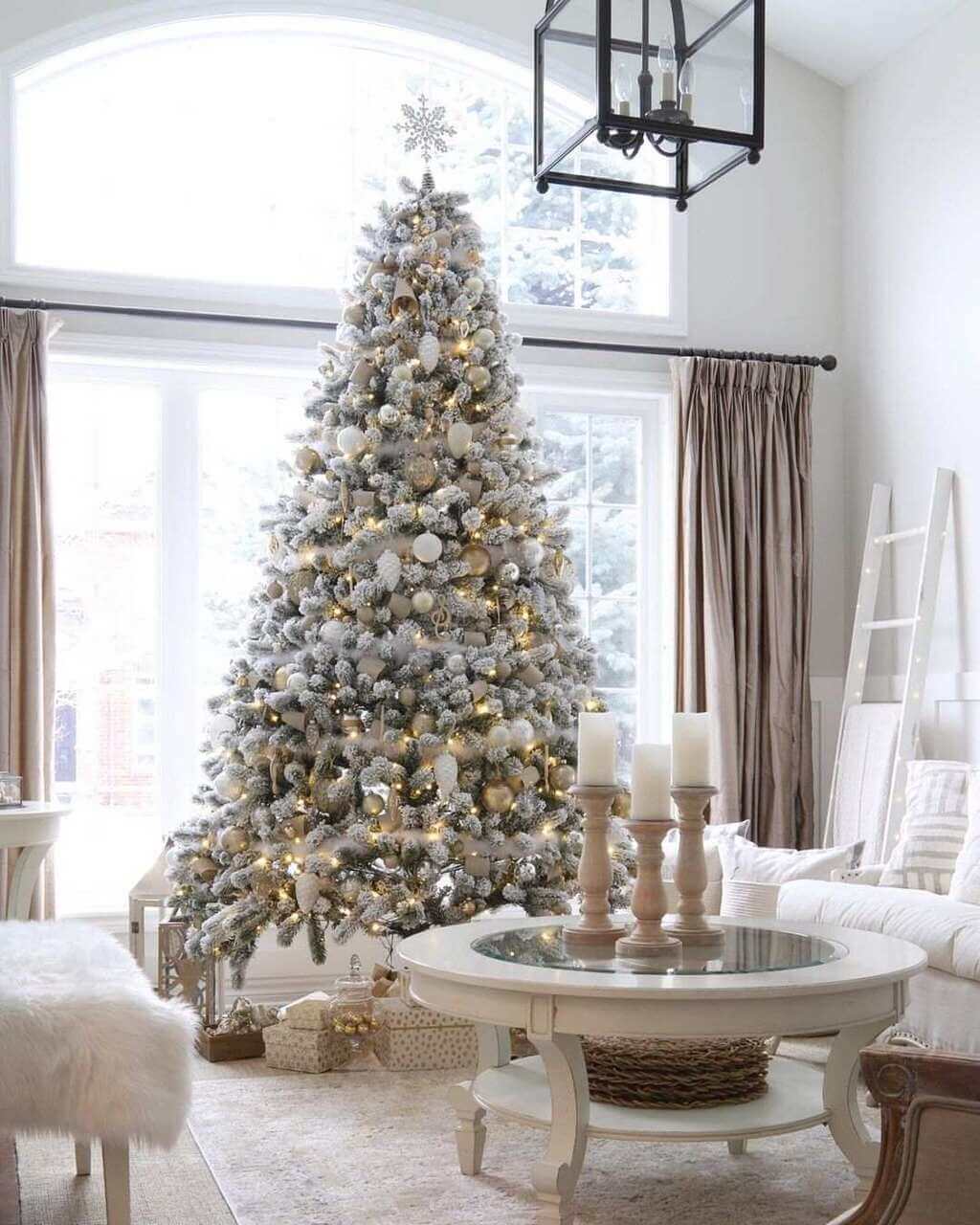 stunning white tree christmas decorations