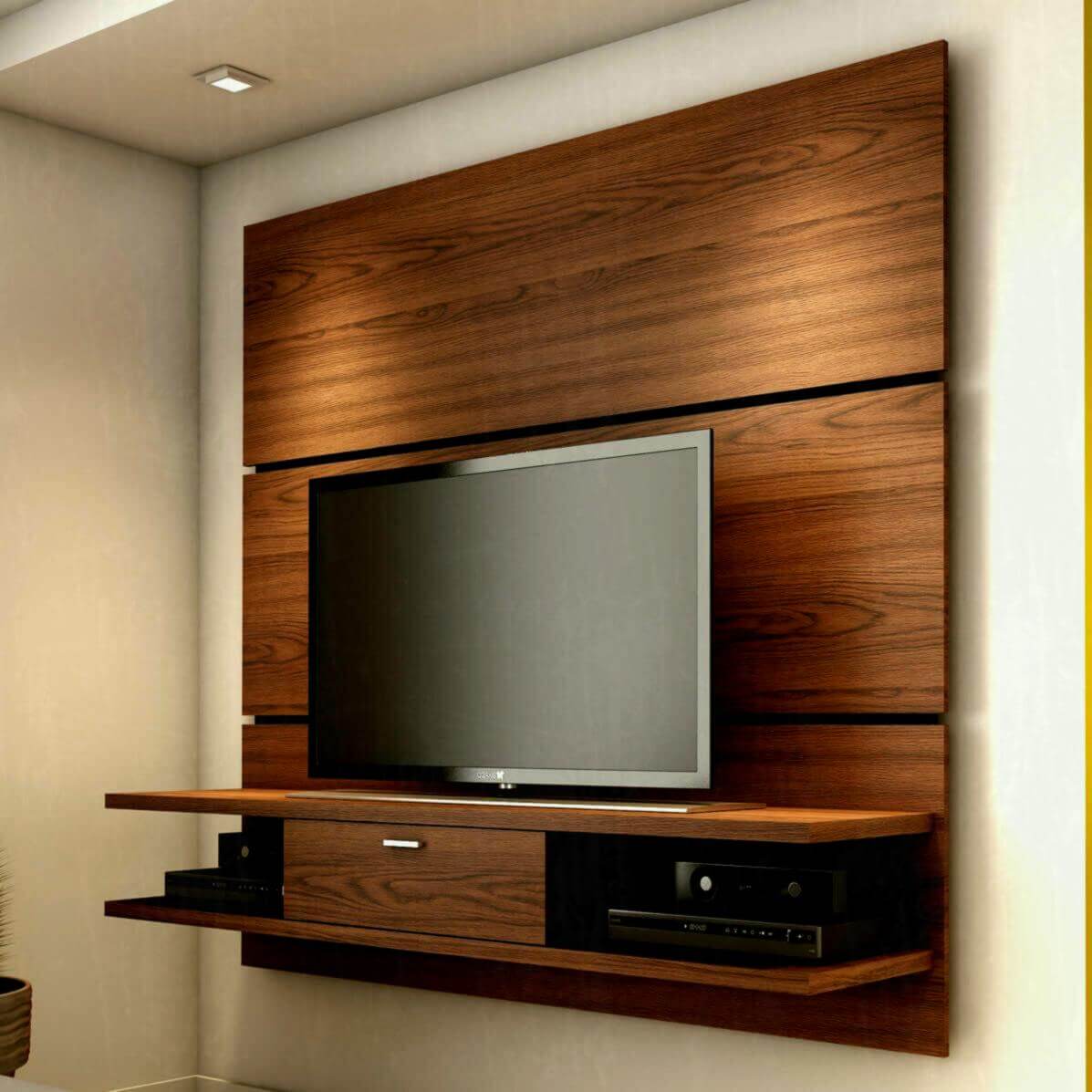 35 Stylish LED TV  Wall  Panel Designs  for Your Living Room