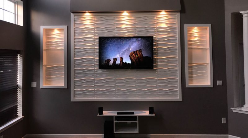 led tv wall panel