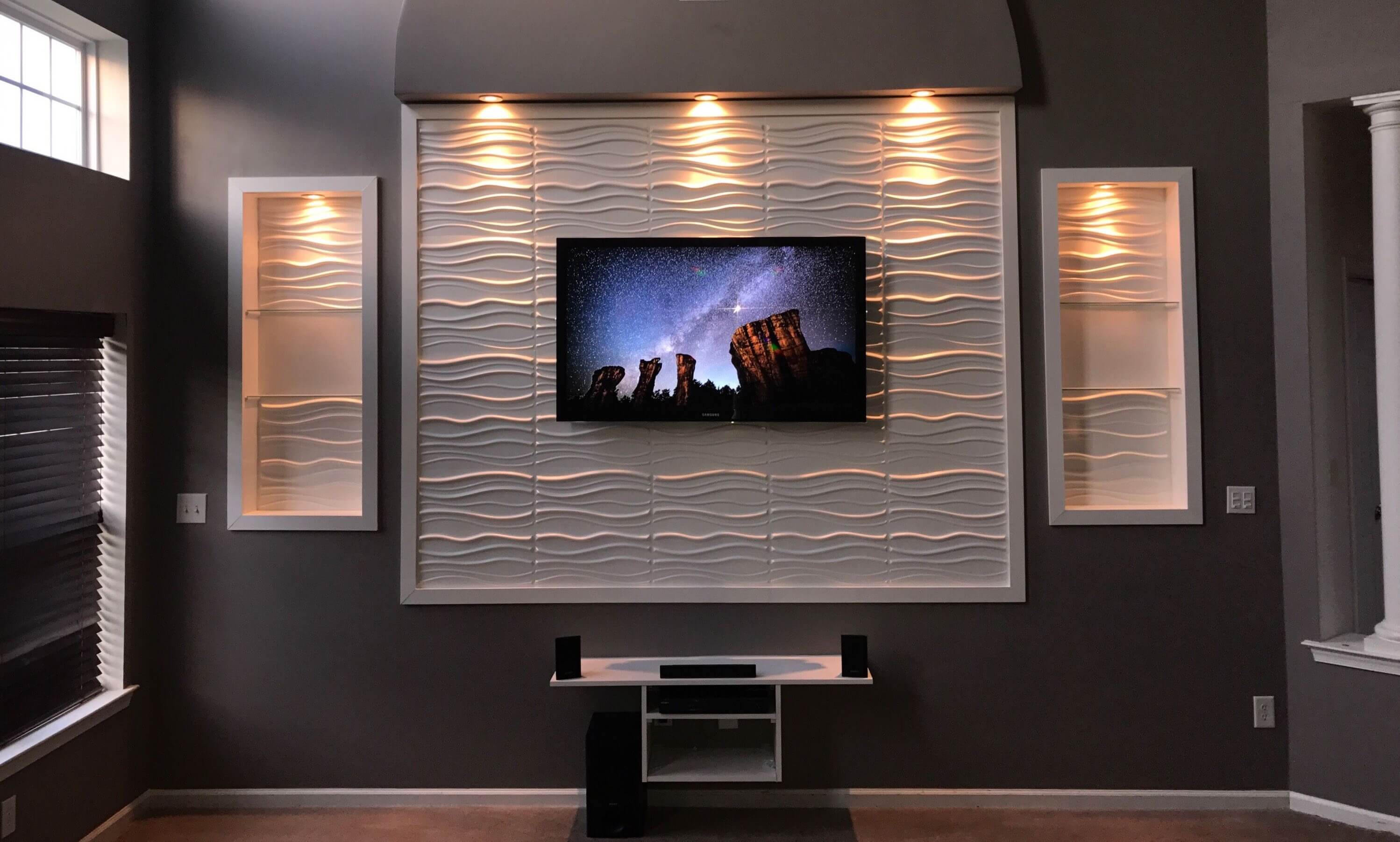 led tv wall panel